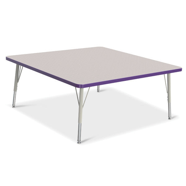 Berries Adjustable Activity Table - Square (48"x48") - Legs 15"-24" (Elementary)