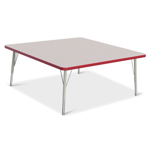 Berries Adjustable Activity Table - Square (48"x48") - Legs 15"-24" (Elementary)