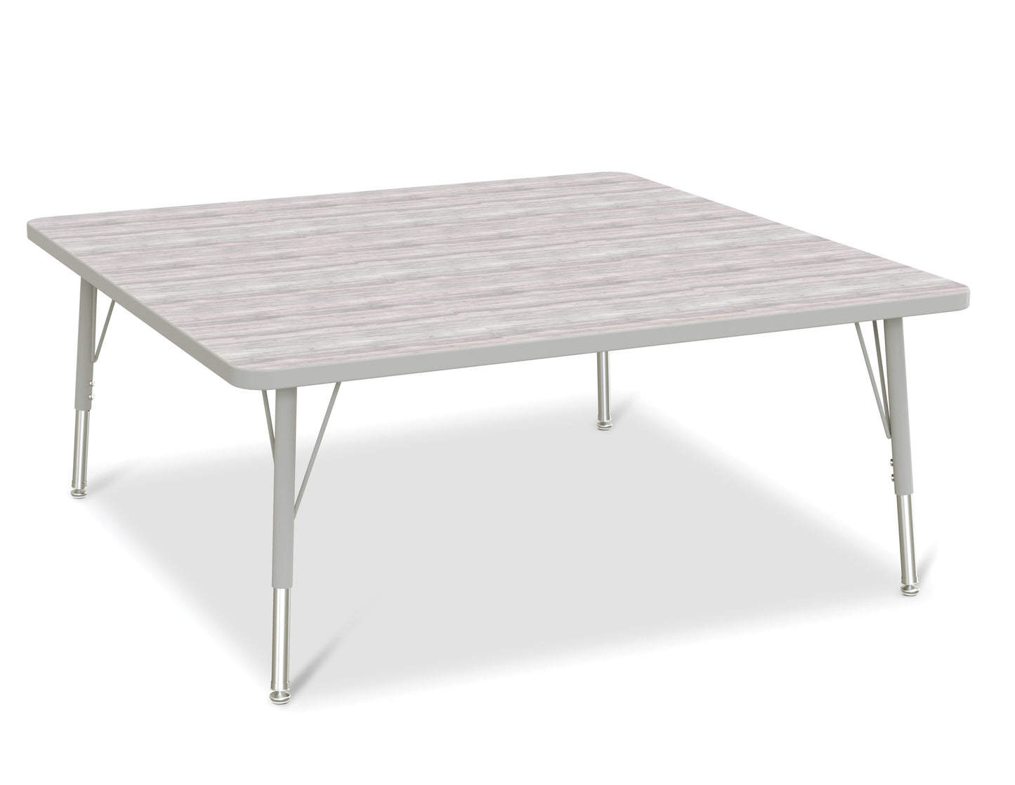 Berries Adjustable Activity Table - Square (48"x48") - Legs 15"-24" (Elementary)