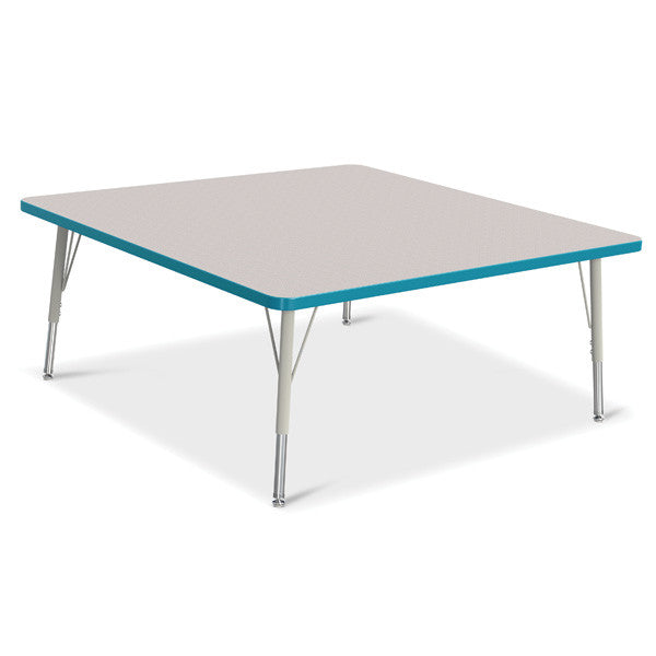Berries Adjustable Activity Table - Square (48"x48") - Legs 15"-24" (Elementary)