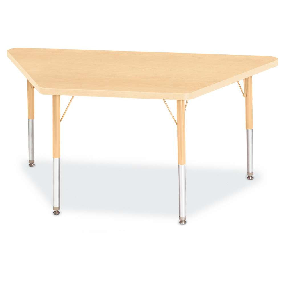 Berries Adjustable Activity Table - Trapezoid (24"x48") - Legs 15"-24" (Elementary)