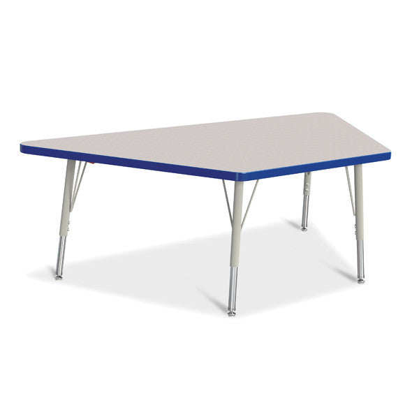Berries Adjustable Activity Table - Trapezoid (60"x30") - Legs 15"-24" (Elementary)