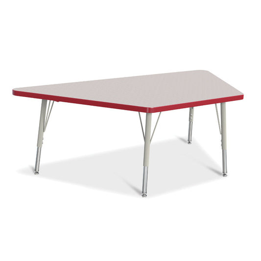 Berries Adjustable Activity Table - Trapezoid (60"x30") - Legs 15"-24" (Elementary)