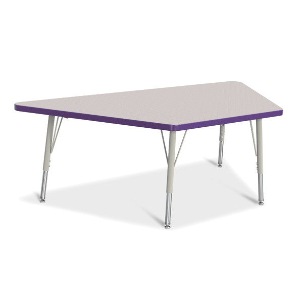 Berries Adjustable Activity Table - Trapezoid (60"x30") - Legs 15"-24" (Elementary)