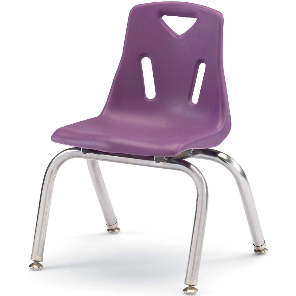 Berries® Stacking Chair with Chrome-Plated Legs - 10" Height