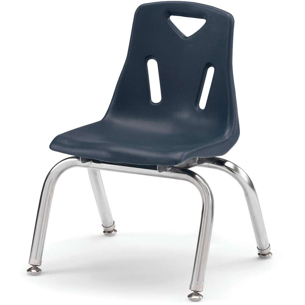 Berries® Stacking Chair with Chrome-Plated Legs - 10" Height