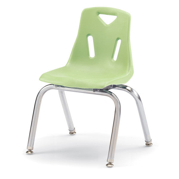 Berries® Stacking Chair with Chrome-Plated Legs - 14" Height
