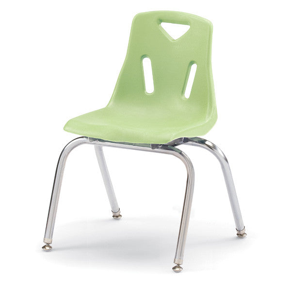 Berries® Stacking Chair with Chrome-Plated Legs - 16" Height
