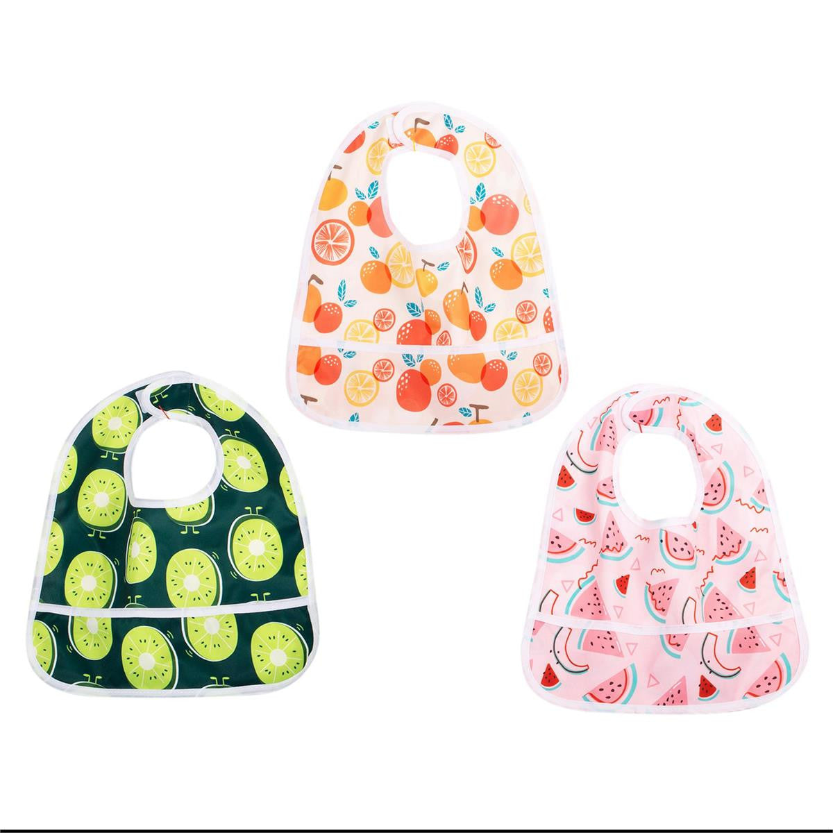 Bib With Patch Pocket - Single (Assorted Styles)