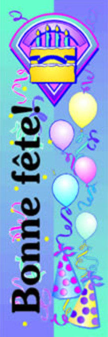 Birthday Bookmarks- French (32 Pack)