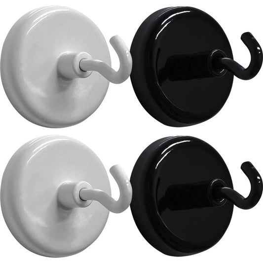 Black and White Magnetic Hooks