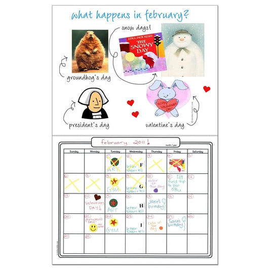 Blank Calendars - Colorful Cover - Pack of 6