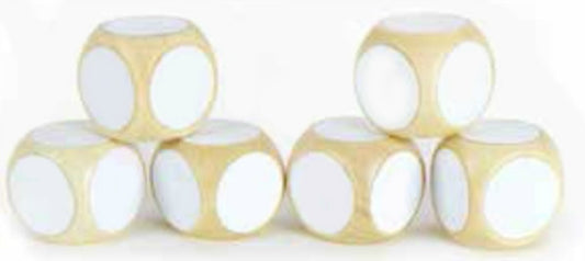 Blank Wooden Dice
