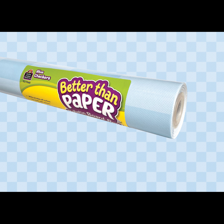 Blue Checkers Better Than Paper Bulletin Board Roll