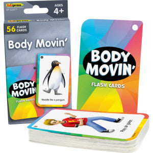 Body Movin’ Flash Cards - 56 Double-Sided Cards