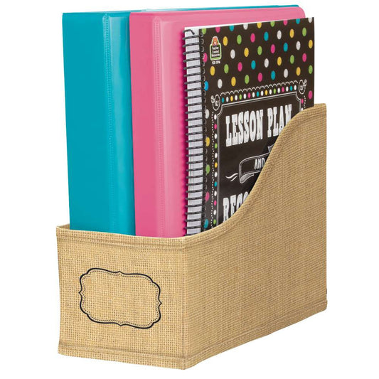 Book Bin Burlap
