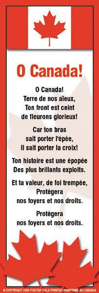 Book Marks - O Canada! (anthem)
