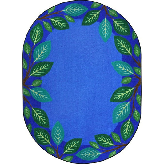 Breezy Branches 10'9" X 13'2" Oval Multi