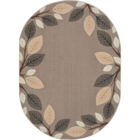 Breezy Branches 10'9"X13'2" Oval Neutral