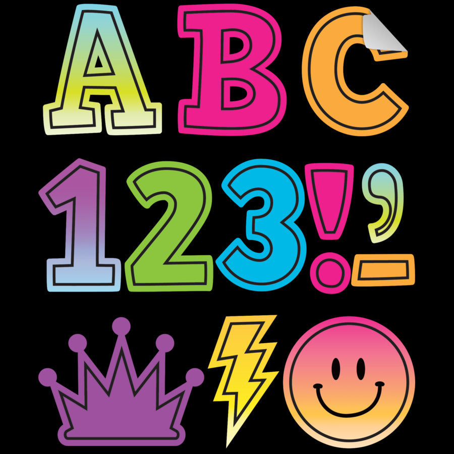 Bright4Ever 2" Bold Self-Adhesive Uppercase Letters