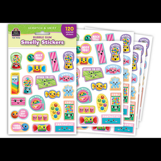 Bubble Gum Smelly Stickers