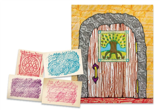 Building Textures Rubbing Plates 10 Pack