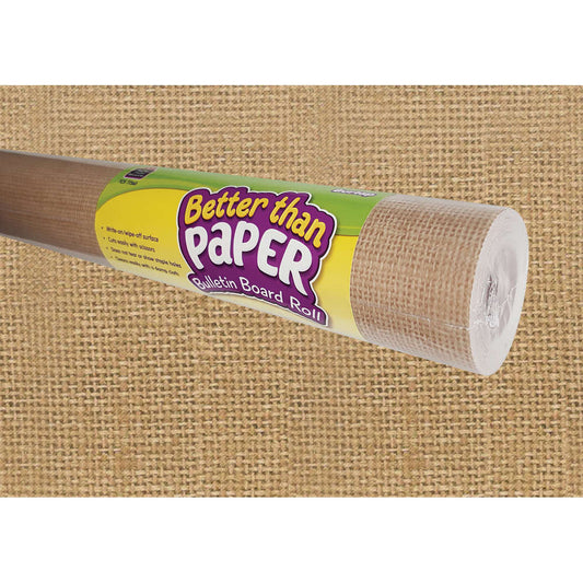 Burlap Better Than Paper Bulletin Board Roll