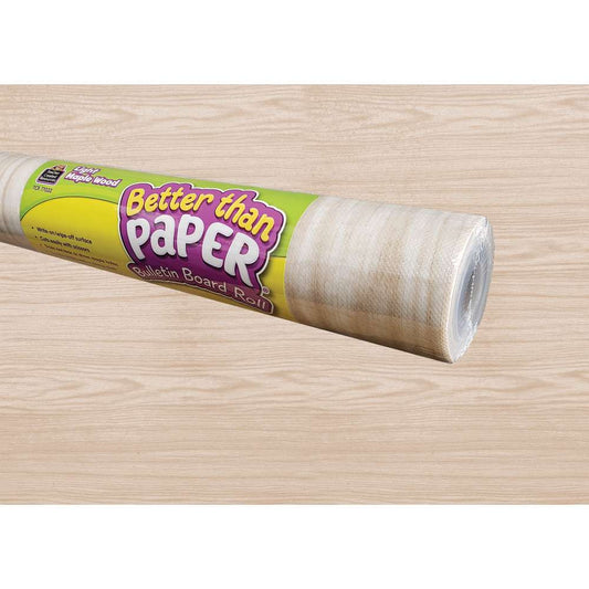 Light Maple Wood Better Than Paper Bulletin Board Roll