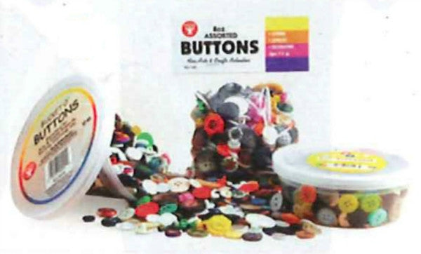 Buttons assorted sizes & shapes 1lb bag