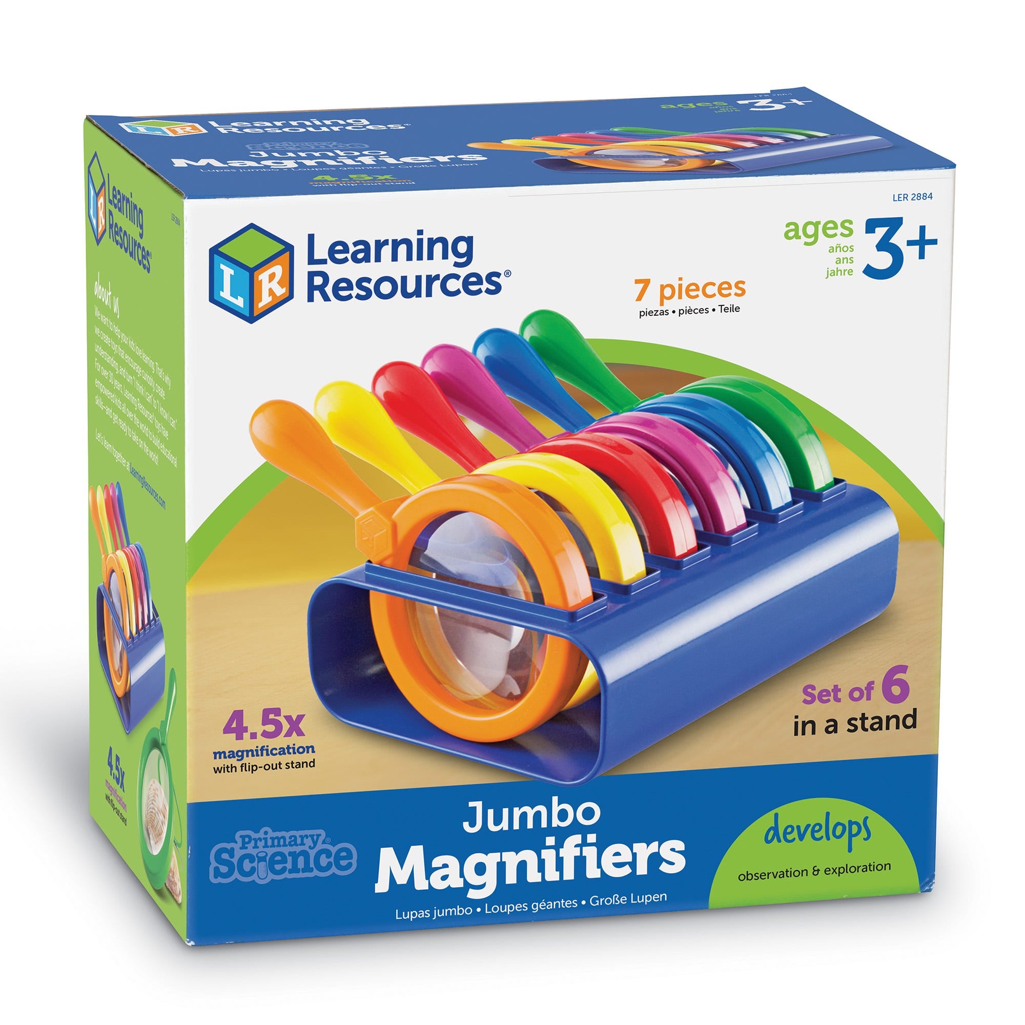 Primary Science® Jumbo Magnifiers with Stand – Sonsuh Educational ...