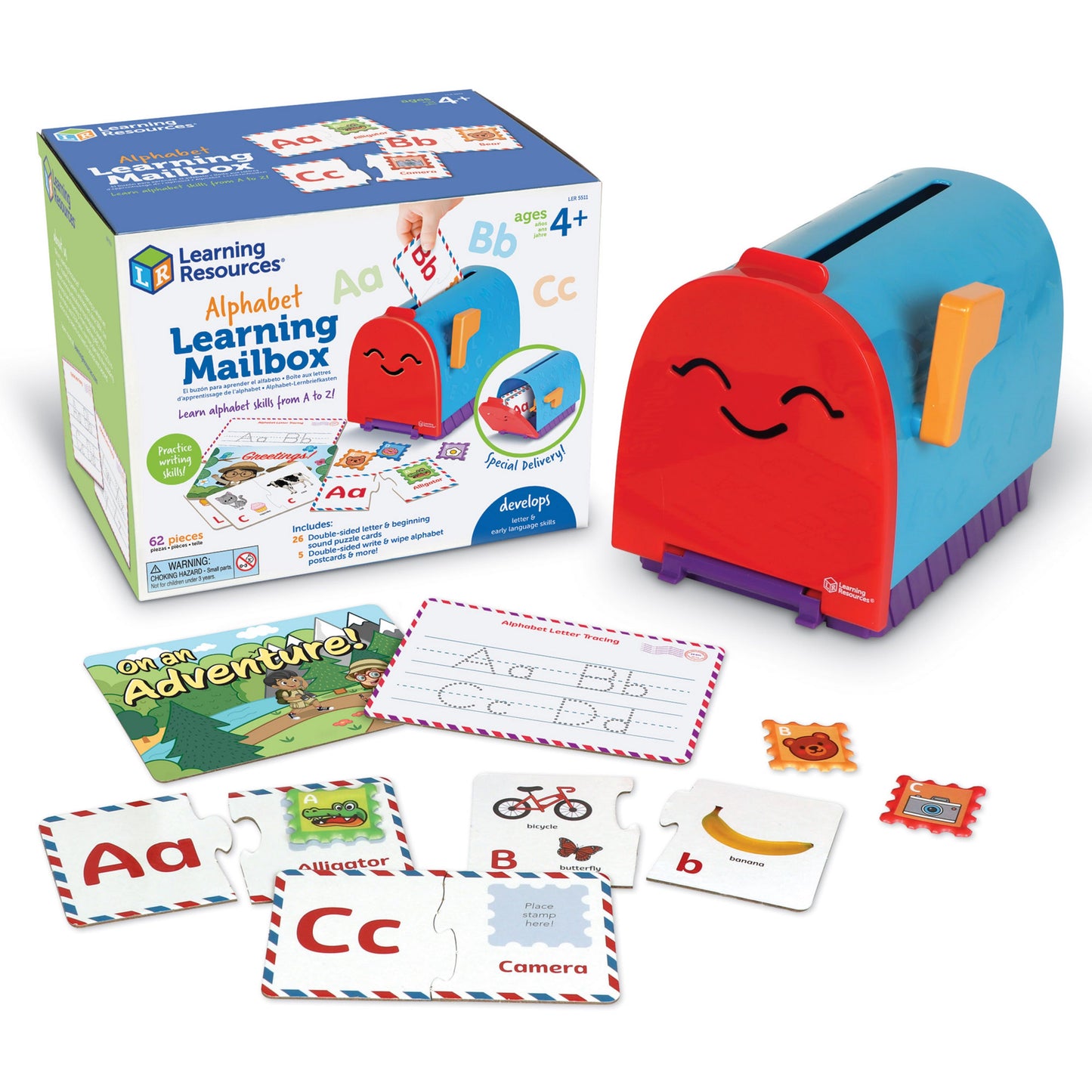 Alphabet Learning Mailbox