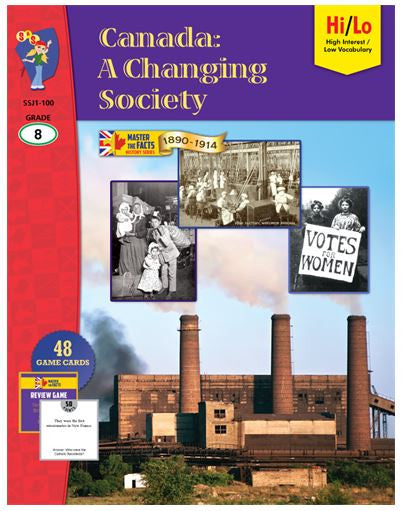 Canada: A Changing Society 1890-1914 Grade 8