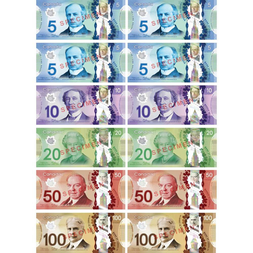 Canadian Bills Magnetic