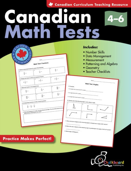 Cibc Math Test Canadian Math Tests Gr. 4-6 – Sonsuh Educational Supplies Inc.