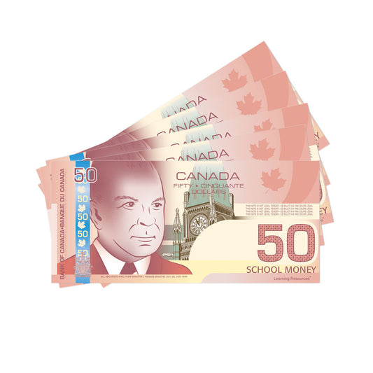 Canadian Money - $50 Bills (50Pcs)