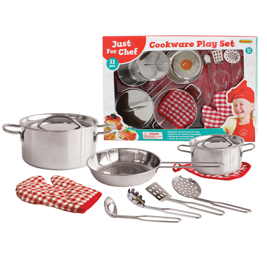 11-Piece Steel Cookware Set