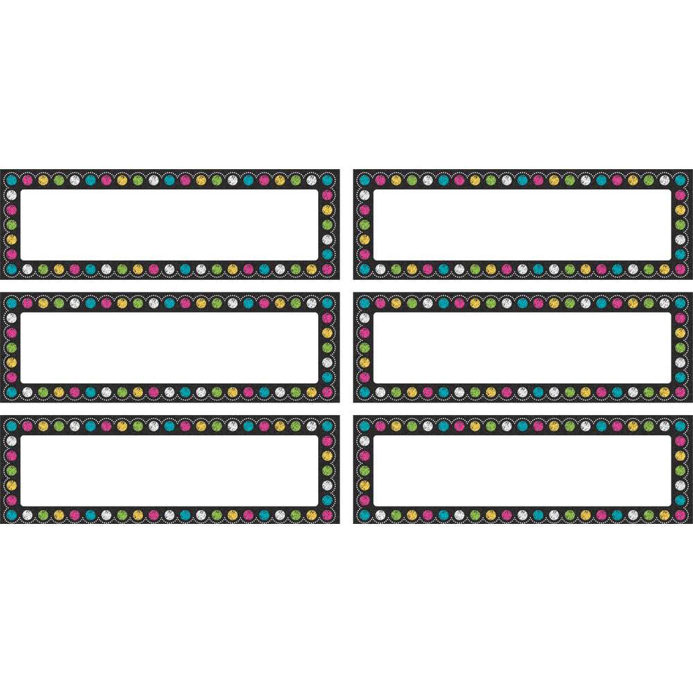 Chalkboard Brights Labels Magnetic Accents