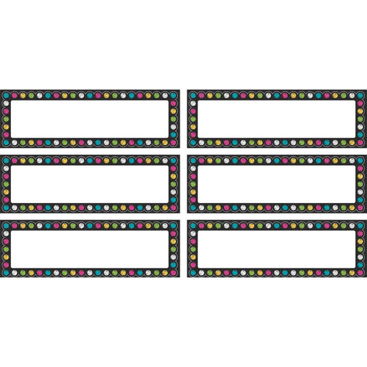 Chalkboard Brights Labels Magnetic Accents