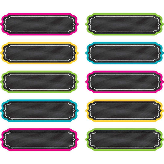Chalkboard Brights Labels