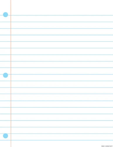 Chart 17" X 22" - Big Plain Notebook Page