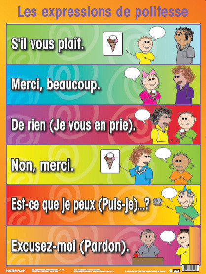 Charts - Les expressions de politesse