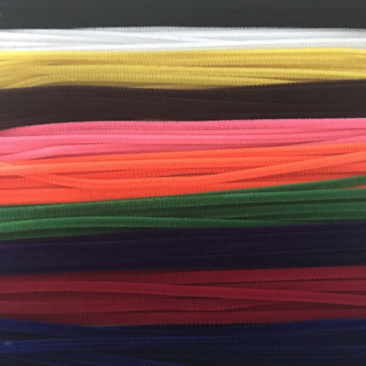 Chenille Stems (12" x 6mm width) - 100 pack