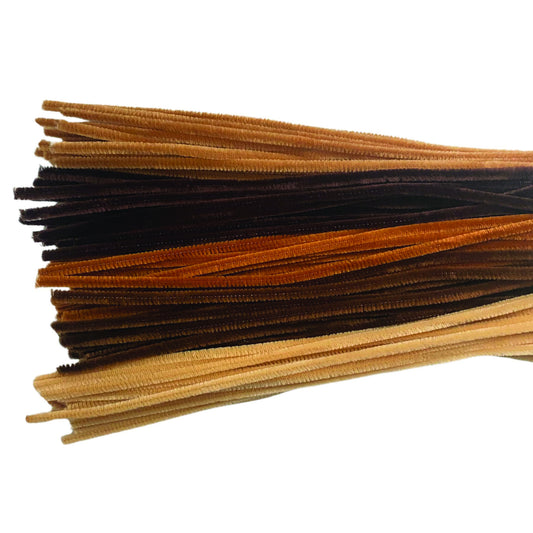Chenille Stems (Multi Skin Tone) - 100 per bag