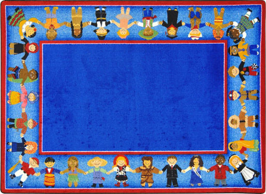 Children of Many Cultures - Primary Colour - Rectangle