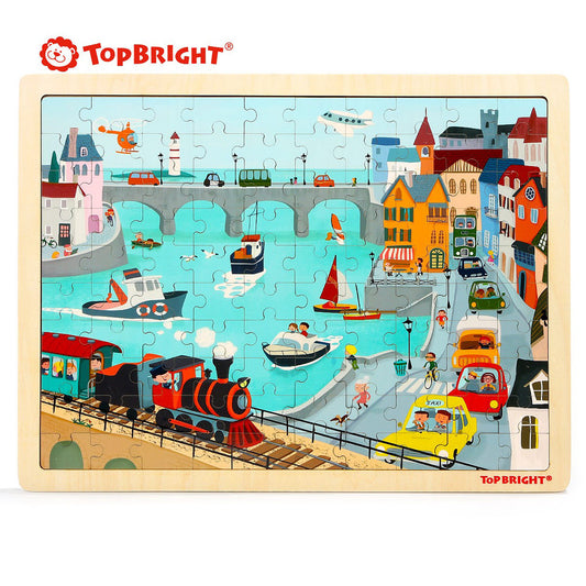 City Traffic Puzzle - 100 pieces