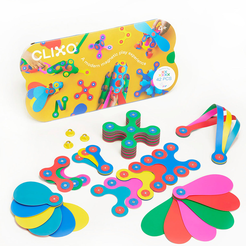 Rainbow Pack Clixo- 42 pieces