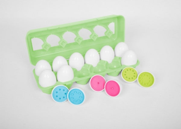 Color Match Eggs Set Of 12
