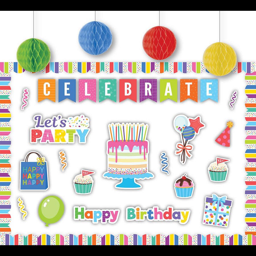 Colorful Happy Birthday Create & Decorate Quick Kit