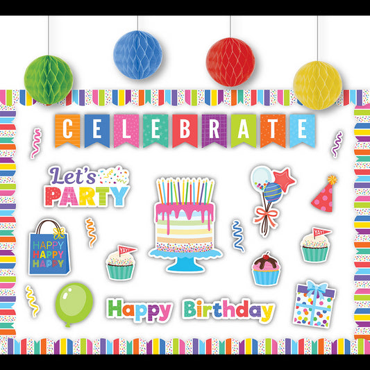 Colorful Happy Birthday Create & Decorate Quick Kit