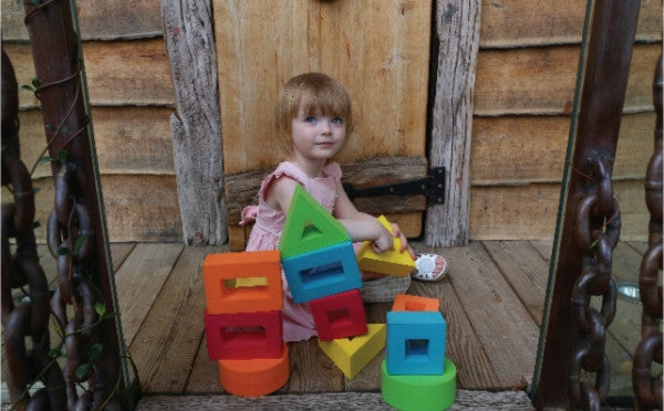 Colour Window Blocks 12 Pieces